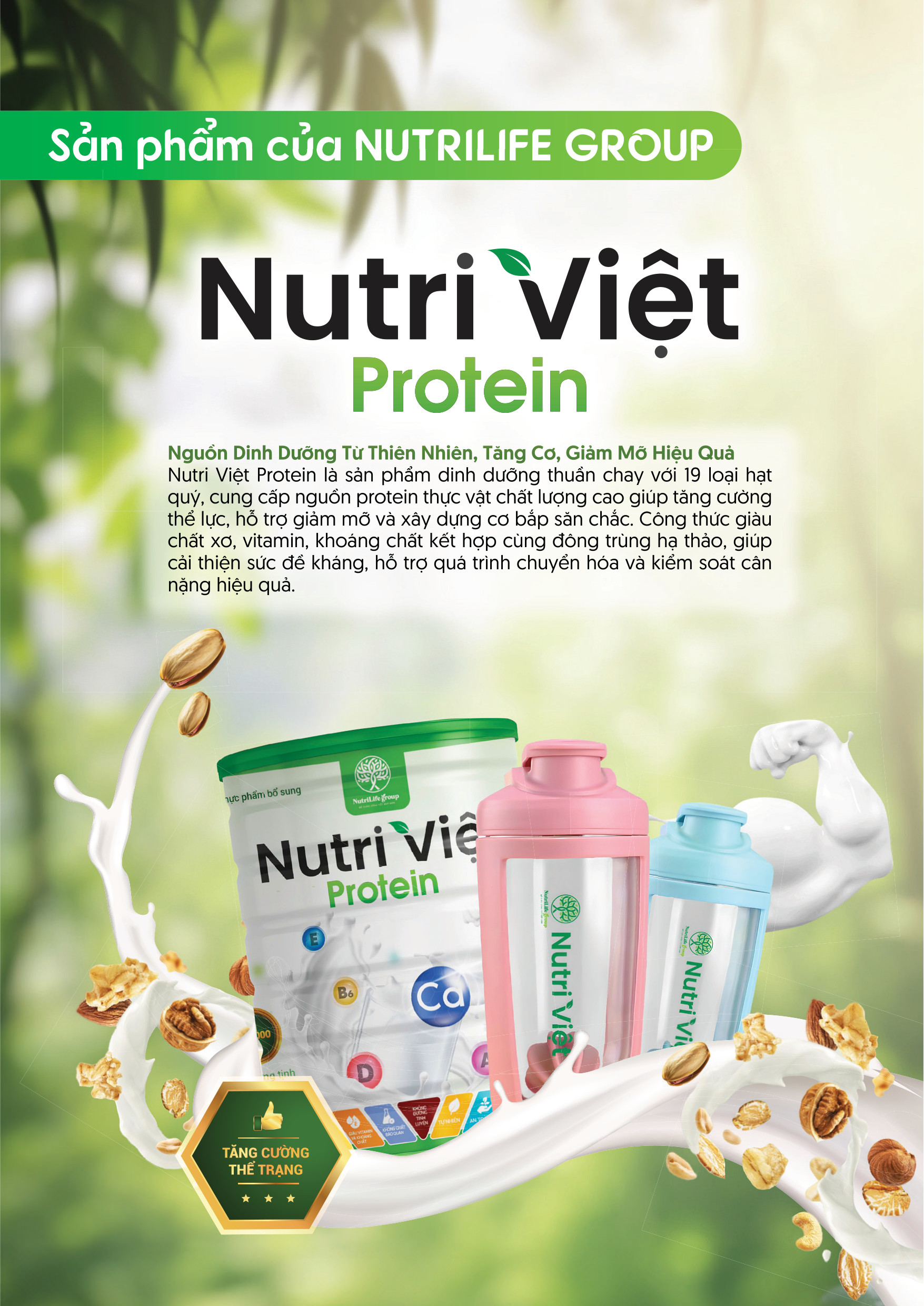 Nutri Việt Protein Chi Tiết