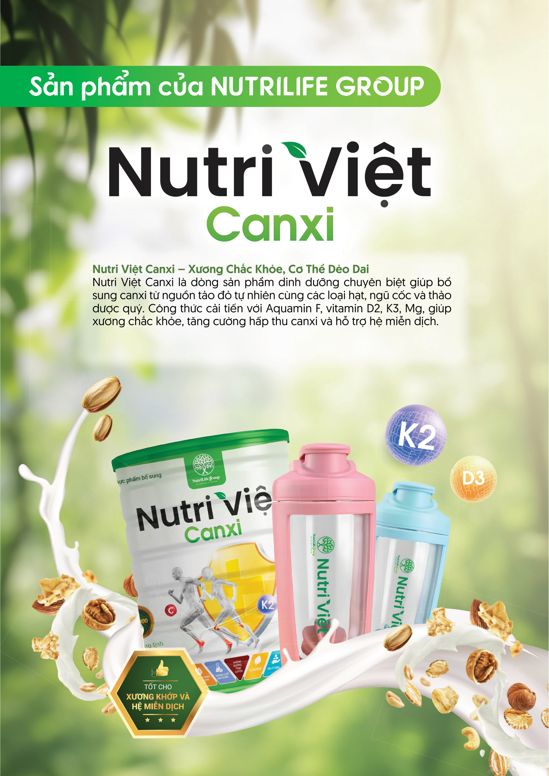 Nutri Việt Canxi Chi Tiết